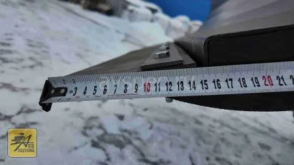 Отвал для уборки снега на ременные трактора усиленный