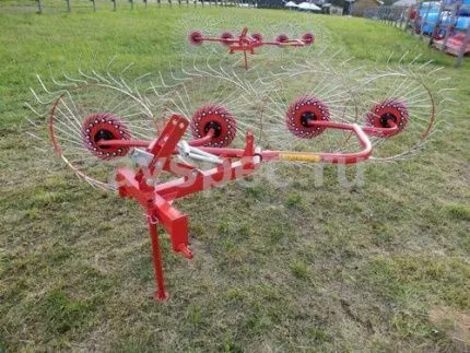 Навесные грабли ворошилки D-POL ГВН-4